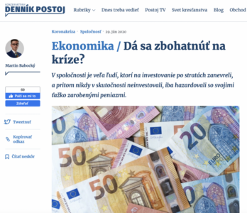 Denník postoj ekonomika